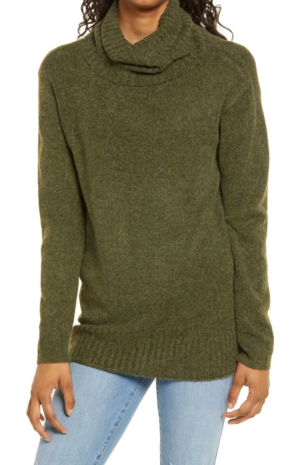 BP. Women's Longline Turtleneck Sweater