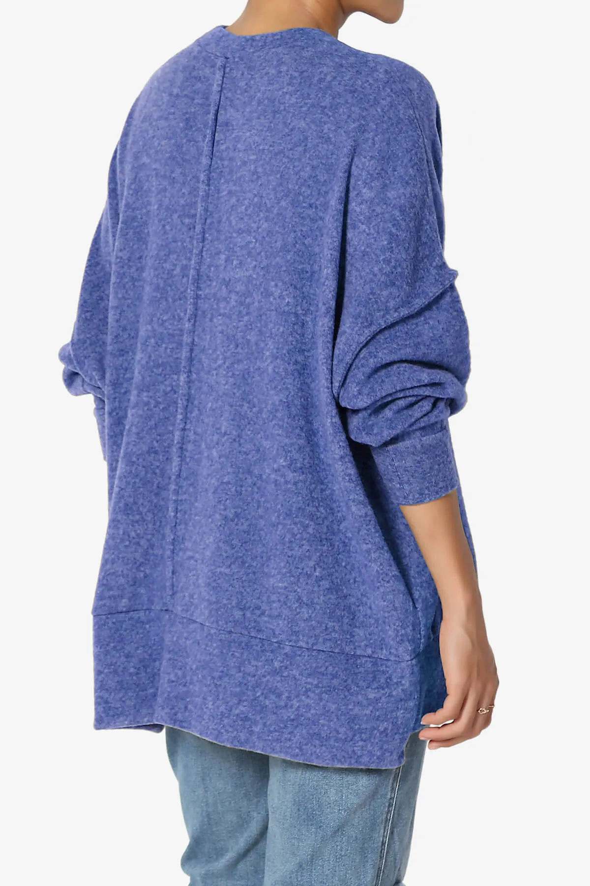 Breccan Blushed Knit Oversized Sweater