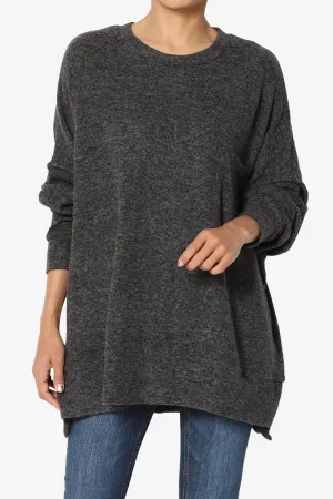 Breccan Blushed Knit Oversized Sweater