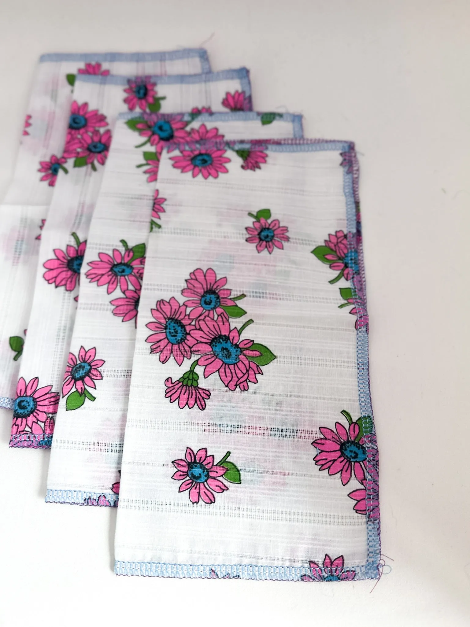 Bright Echinacea Inspired Napkins