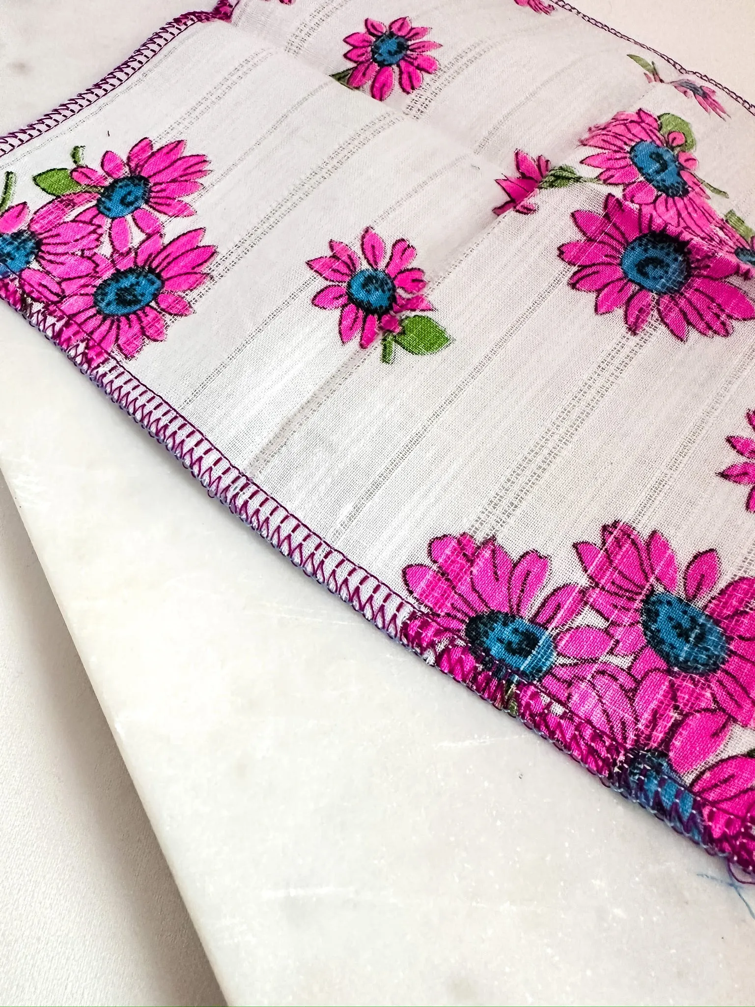 Bright Echinacea Inspired Napkins