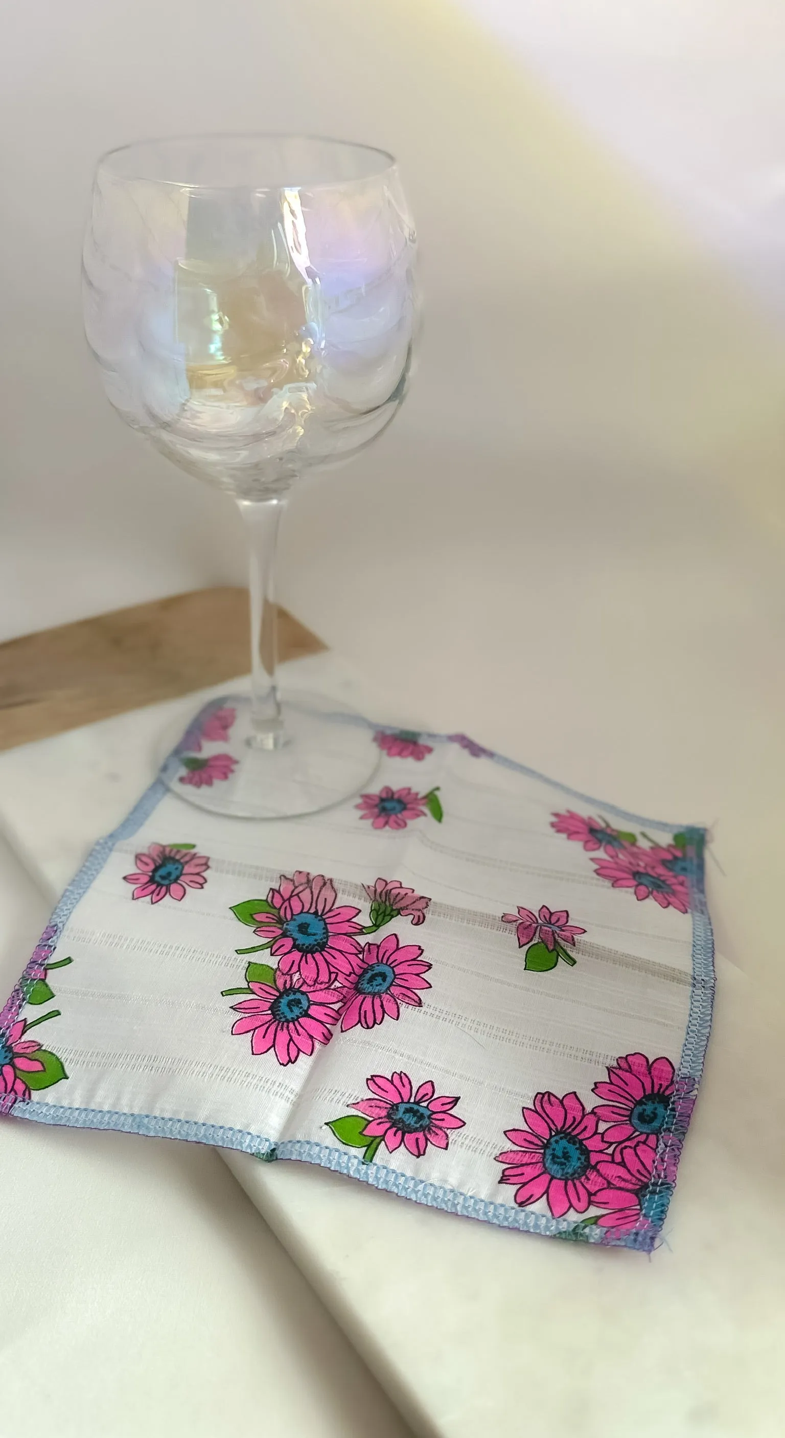Bright Echinacea Inspired Napkins