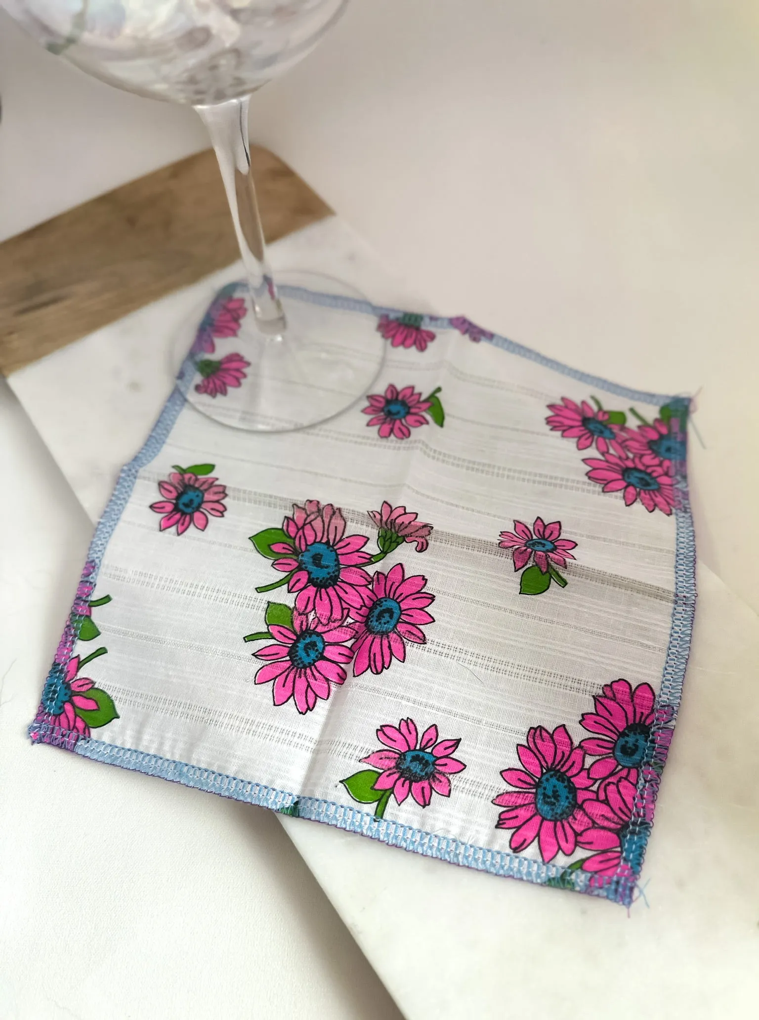Bright Echinacea Inspired Napkins