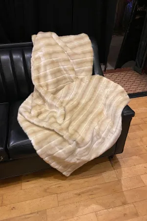 Buttermilk Faux Fur Blanket