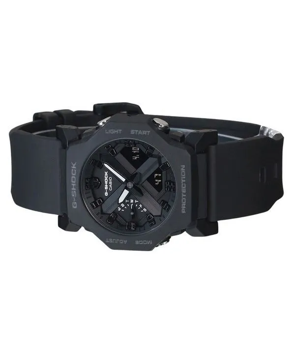 Casio G-Shock Analog Digital Black Resin Black Dial Quartz GA-2300-1A 200M Men's Watch