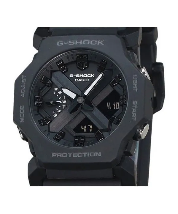 Casio G-Shock Analog Digital Black Resin Black Dial Quartz GA-2300-1A 200M Men's Watch