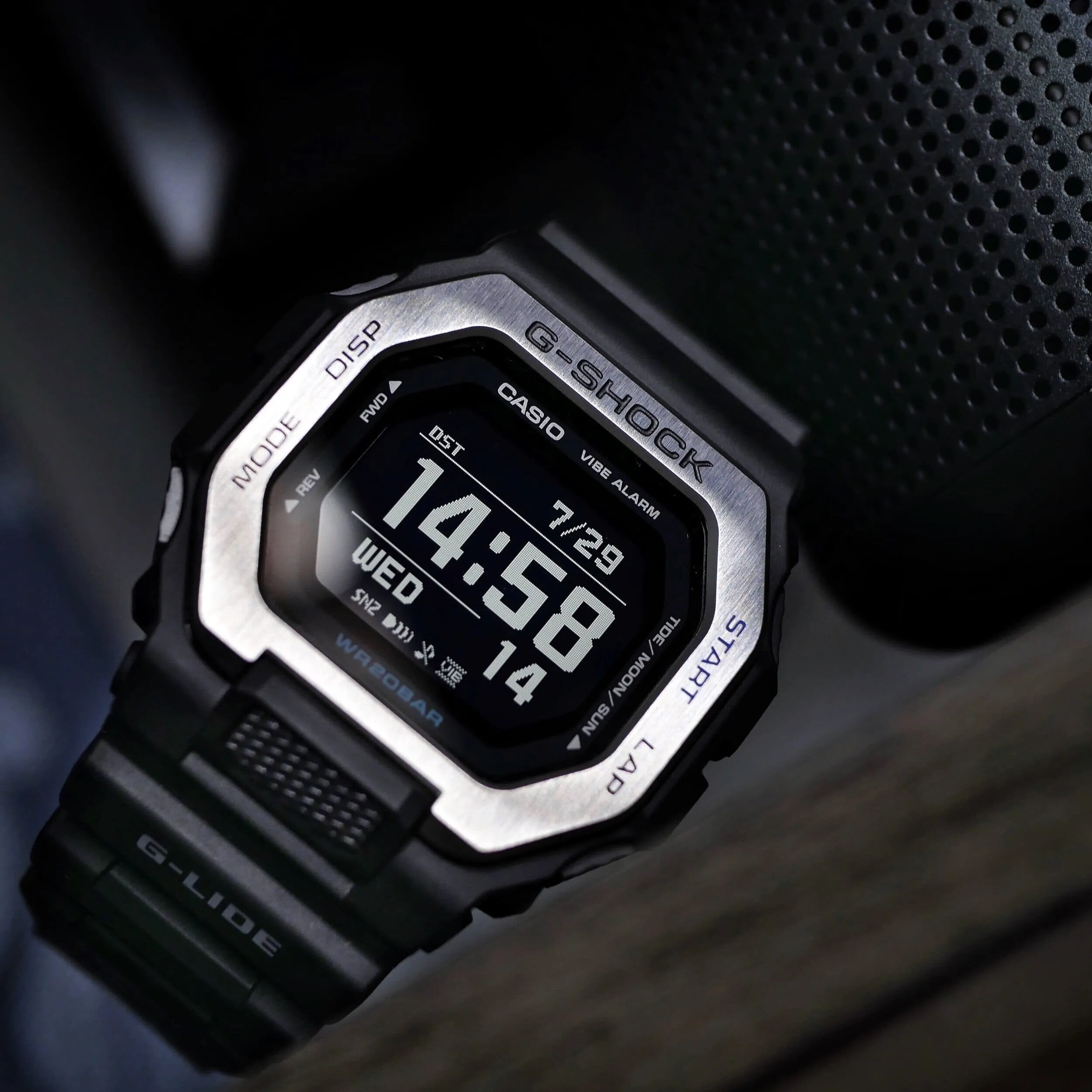 Casio G-Shock G-LIDE Digital Mobile Linked Sports Watch GBX-100-1DR