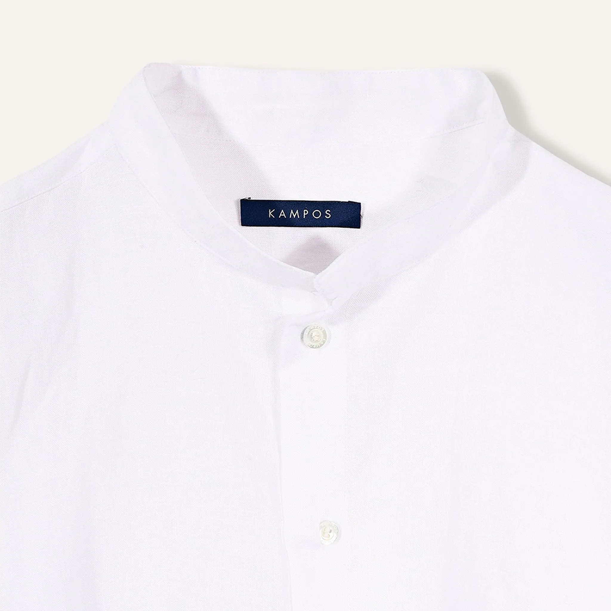 Casual Linen Shirt White