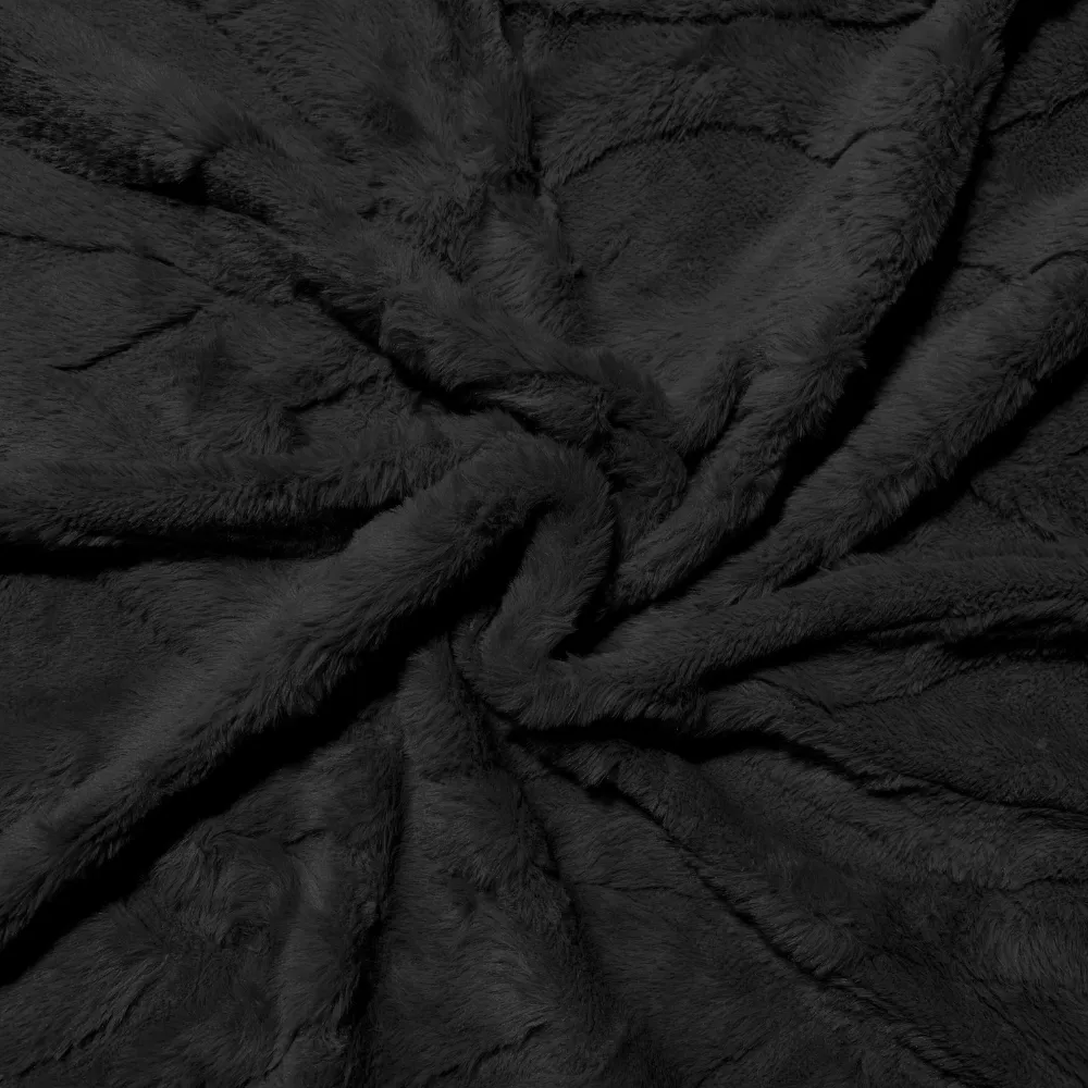 Chain Link Luxury Fur - Black