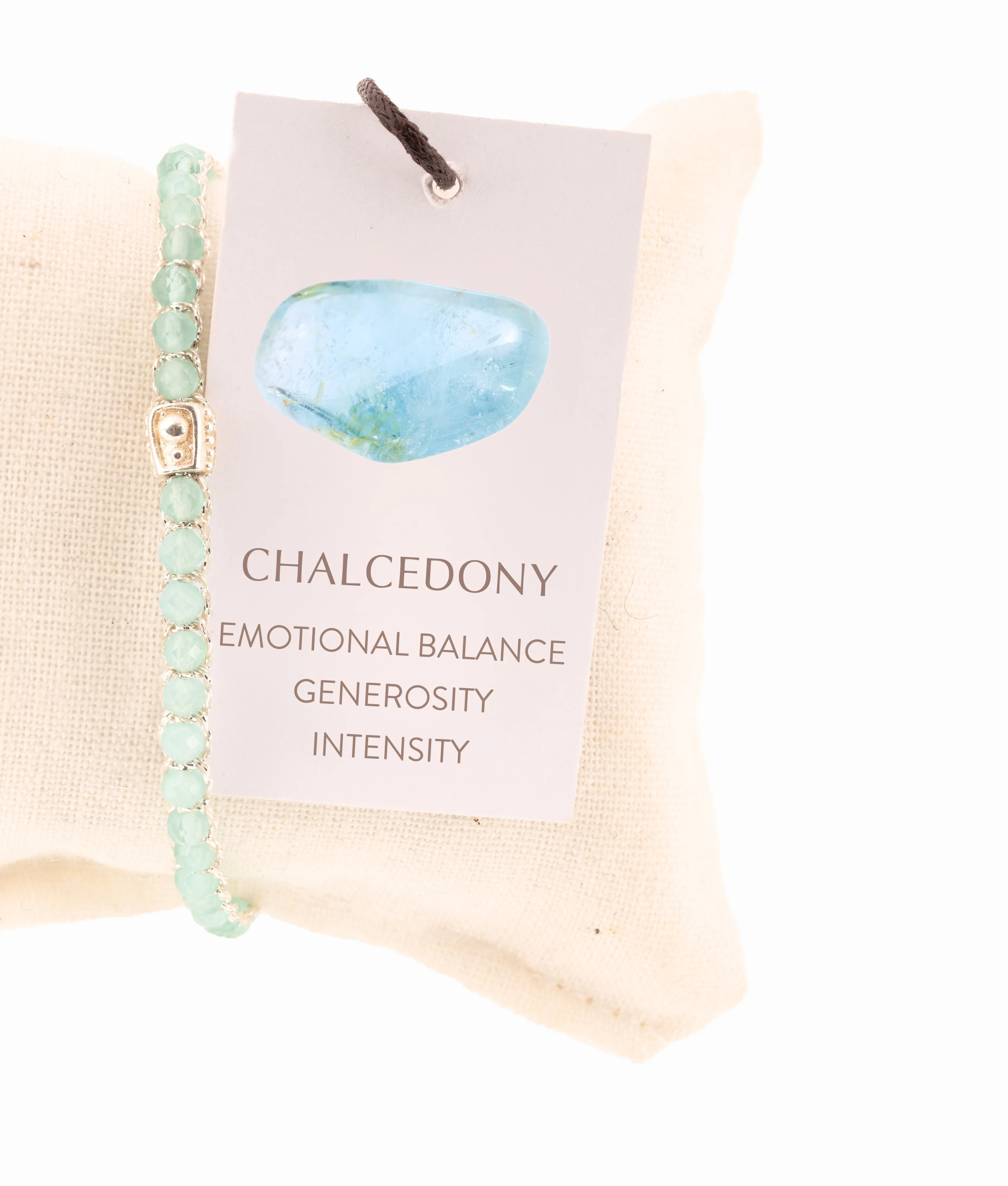 Chalcedony Bracelet  | Silver