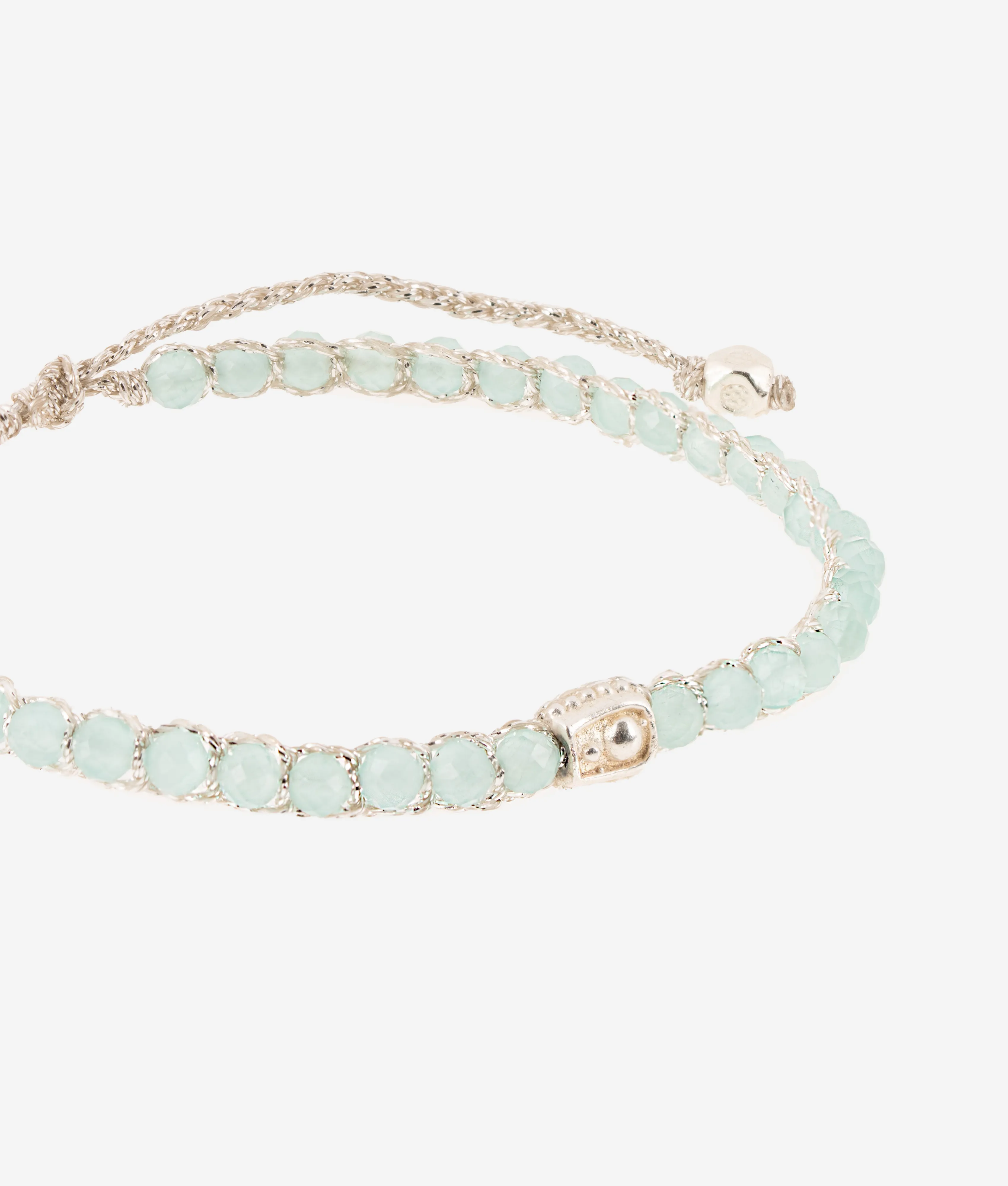 Chalcedony Bracelet  | Silver