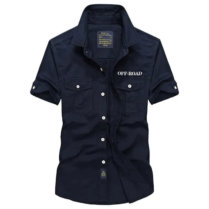 Chemise kaki homme militaire