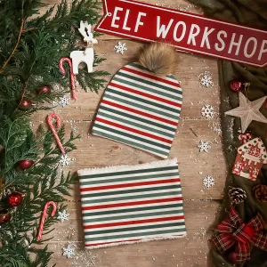 Christmas Stripes Snood