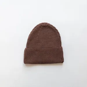 Chunky knit beanie - Espresso
