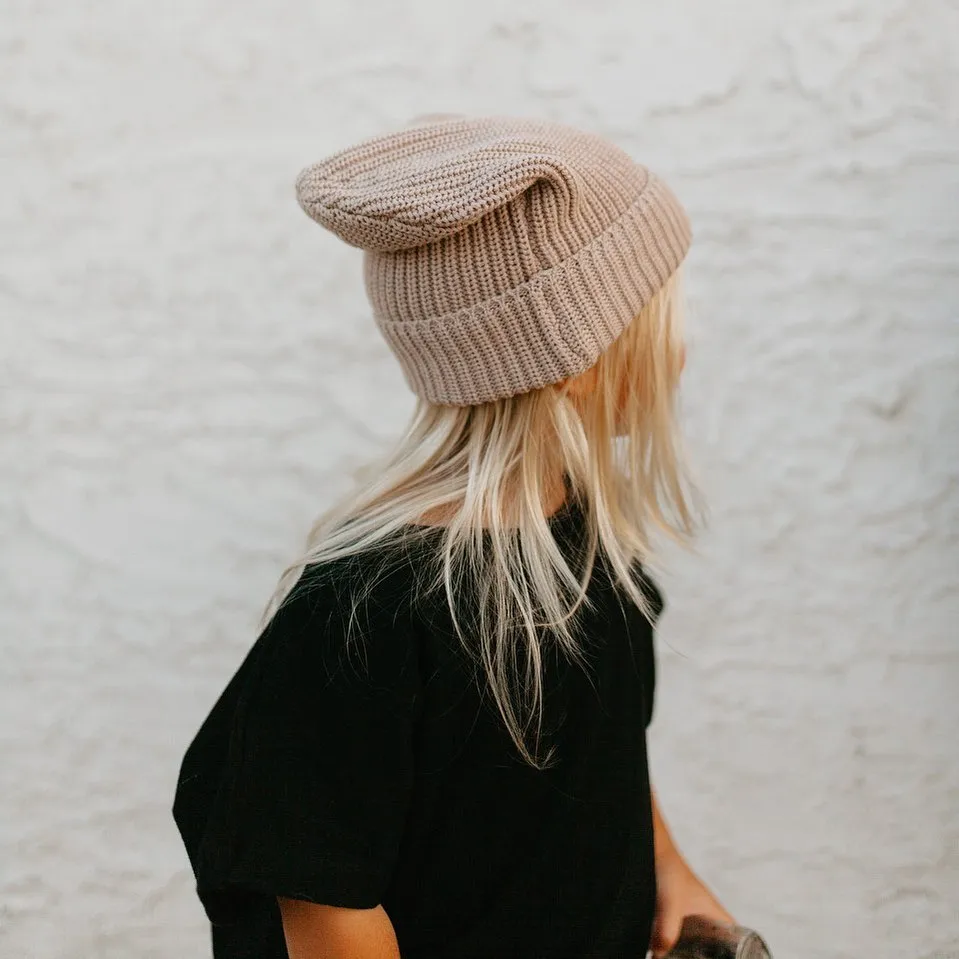 Chunky knit beanie - Espresso