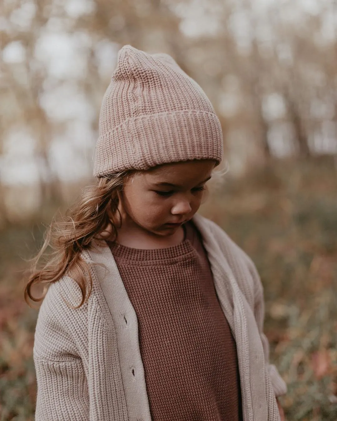 Chunky knit beanie - Espresso