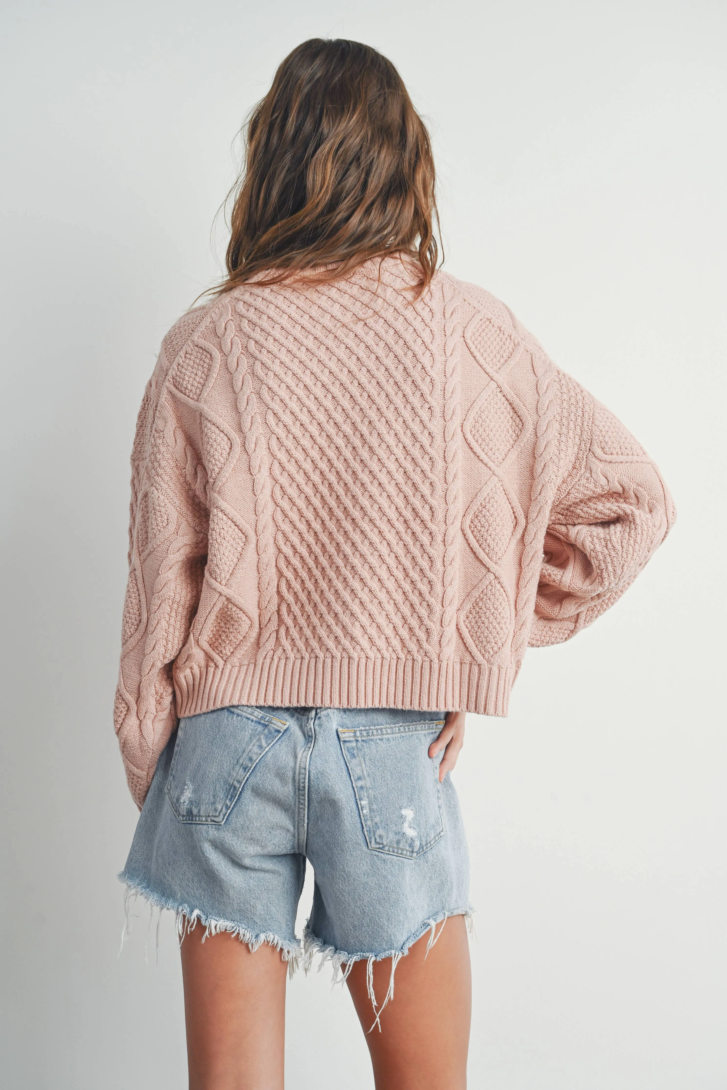 Cici Cable Knit Sweater