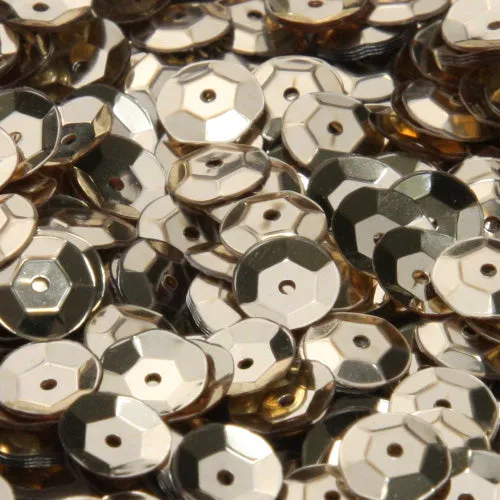Cup Round Sequin #202 Gold (Metallic)
