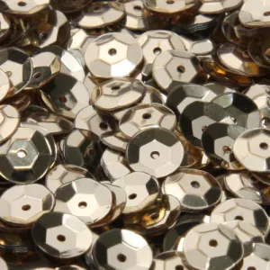 Cup Round Sequin #202 Gold (Metallic)