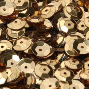 Cup Round Sequin #203 Bronze (Metallic)