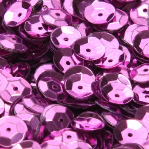 Cup Round Sequin #215 Purple (Metallic)