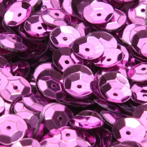 Cup Round Sequin #215 Purple (Metallic)