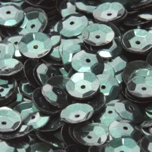Cup Round Sequin #276 Midnight Green (Metallic)