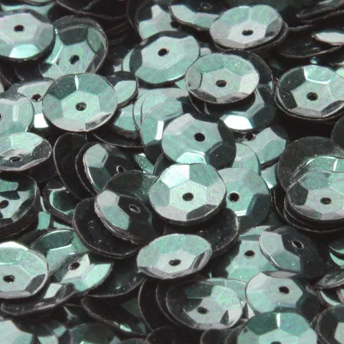 Cup Round Sequin #276 Midnight Green (Metallic)