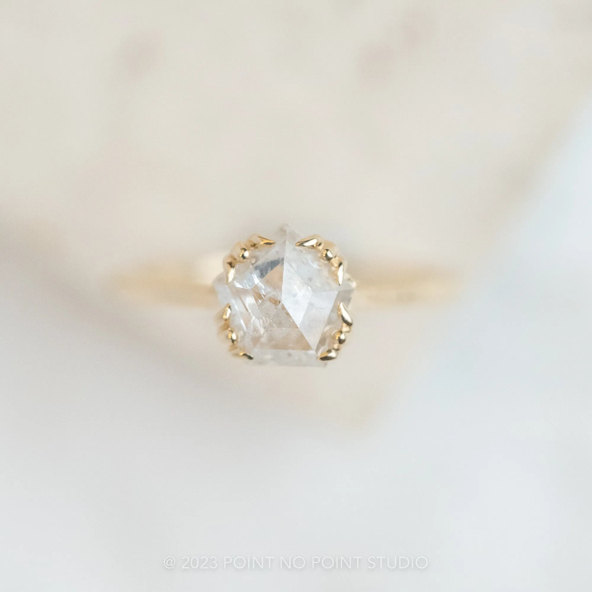 Custom Vintage Inspired Cathedral Engagement Ring