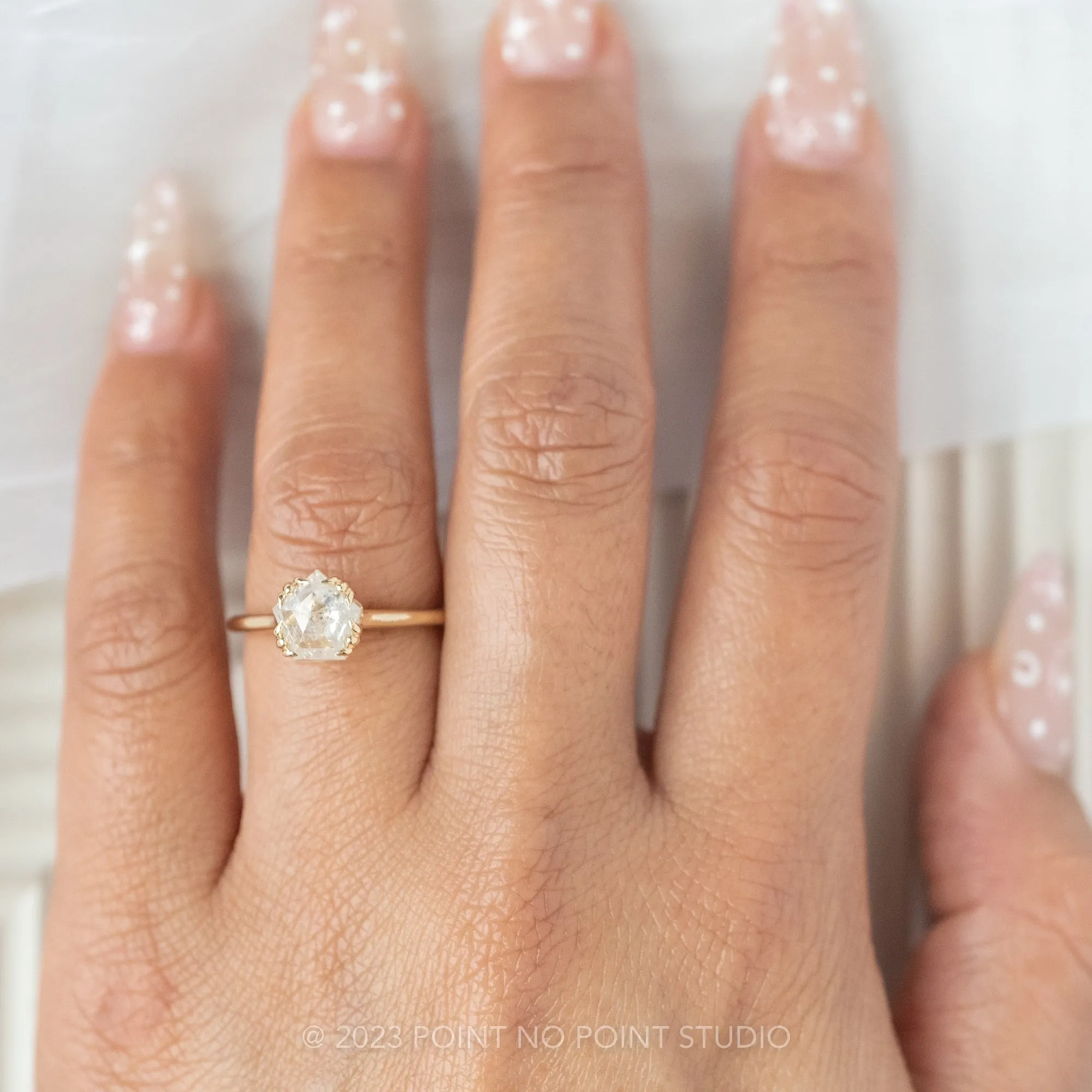 Custom Vintage Inspired Cathedral Engagement Ring