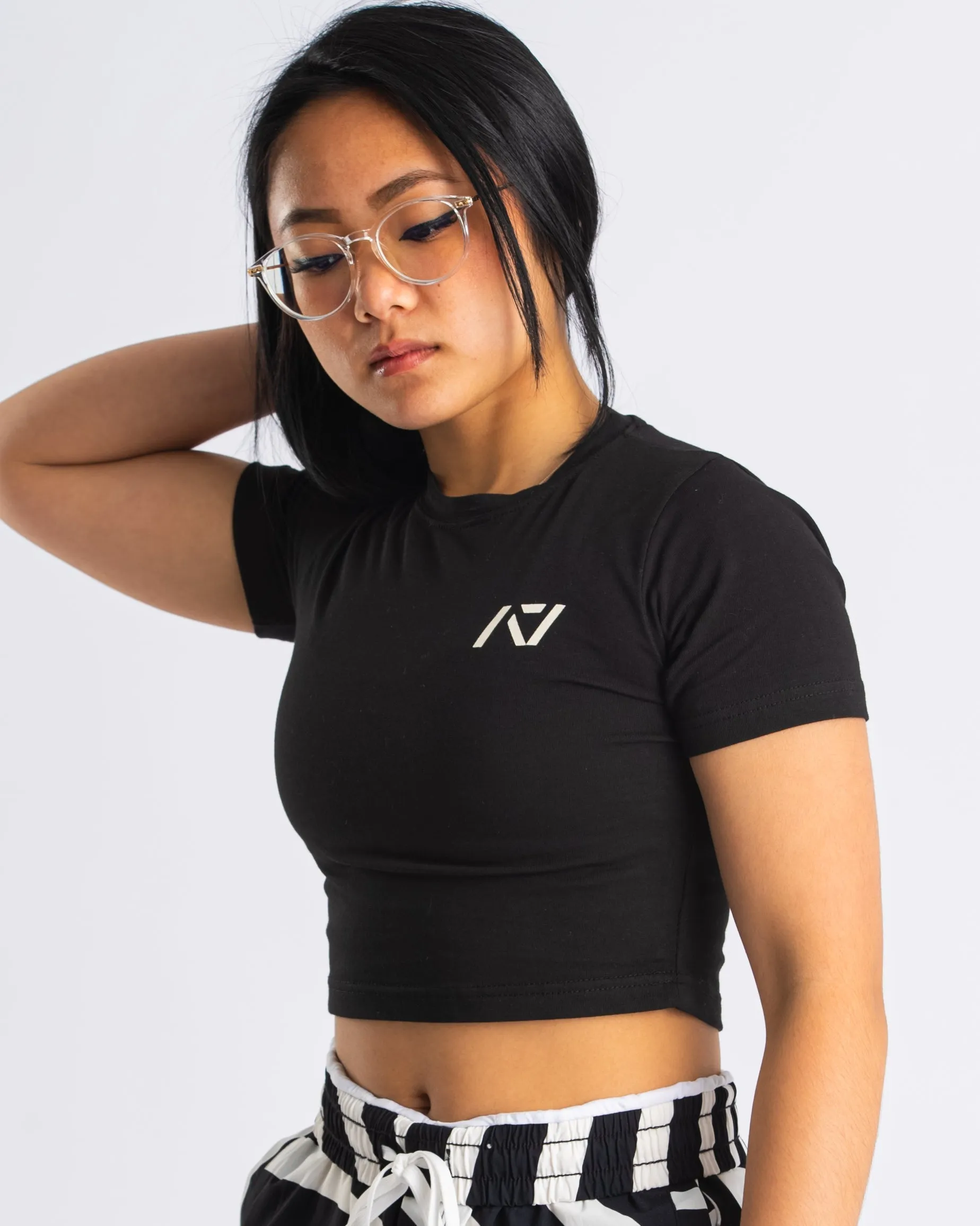Deflection Women's Non Bar Grip Crop - The Helix Black