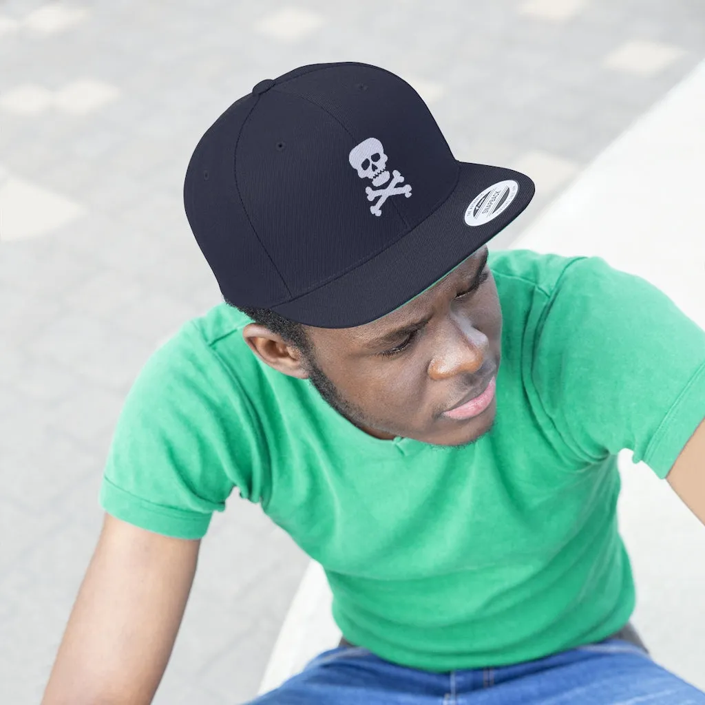 Demon Skull - Embroidered Flexfit Snapback Hat
