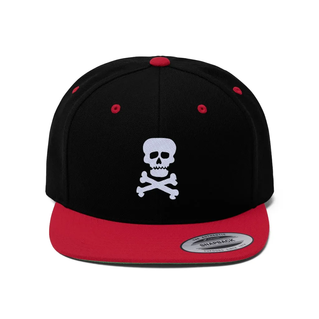 Demon Skull - Embroidered Flexfit Snapback Hat