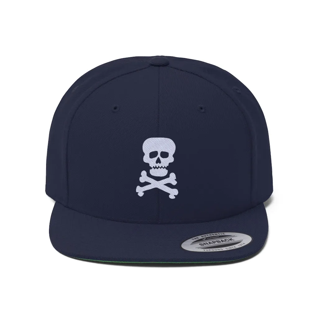 Demon Skull - Embroidered Flexfit Snapback Hat