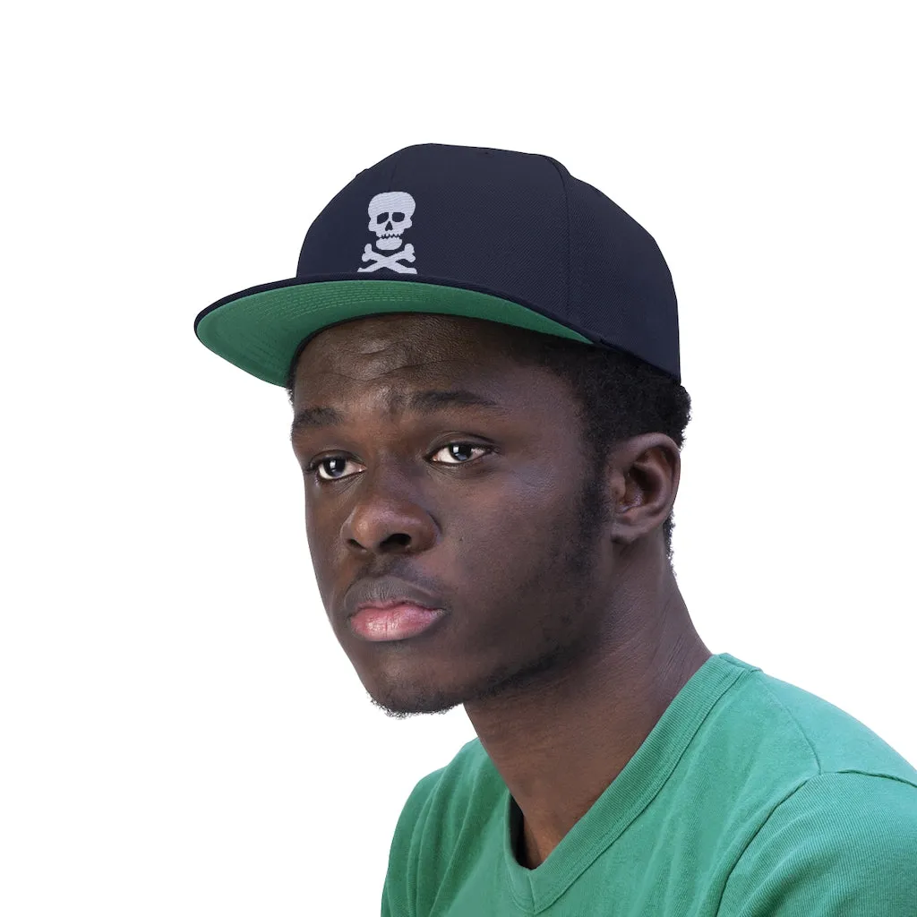 Demon Skull - Embroidered Flexfit Snapback Hat