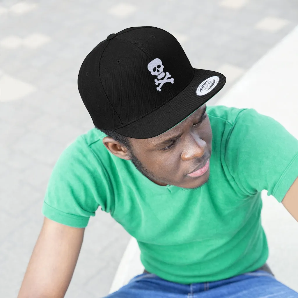 Demon Skull - Embroidered Flexfit Snapback Hat