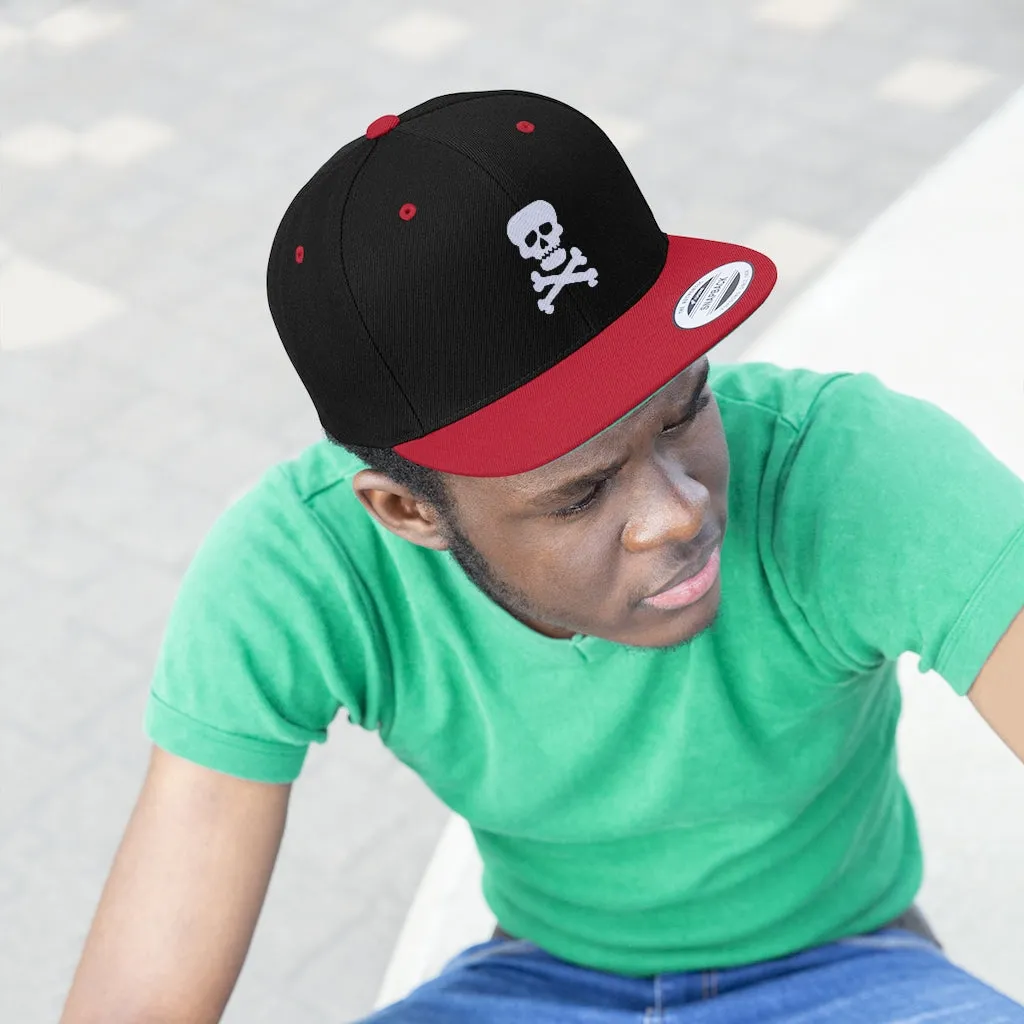 Demon Skull - Embroidered Flexfit Snapback Hat