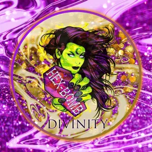 Divinity Luxury Royal Purple Metallic Hexbomb (No Necklace)