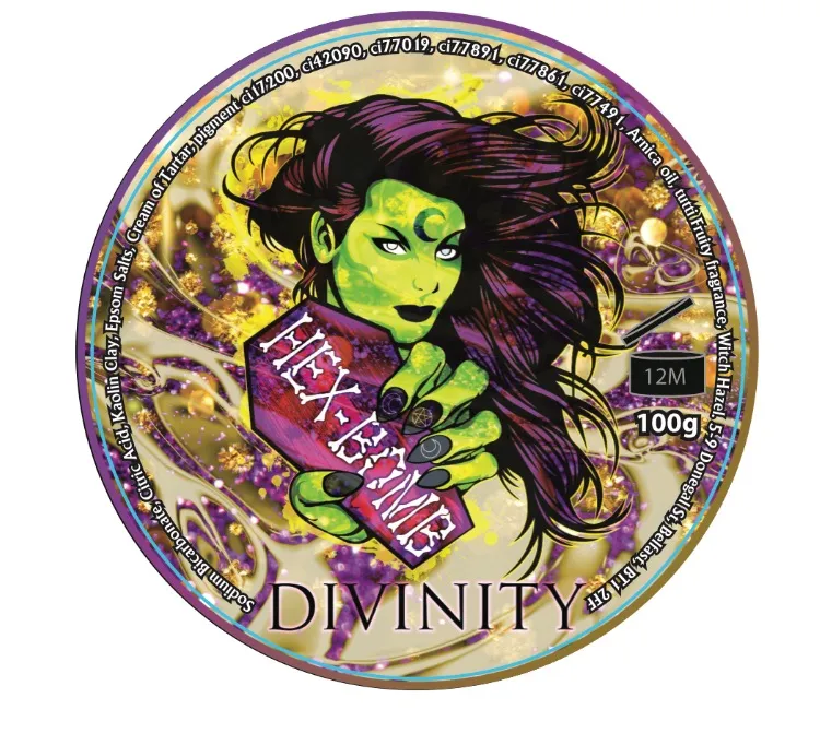Divinity Luxury Royal Purple Metallic Hexbomb (No Necklace)