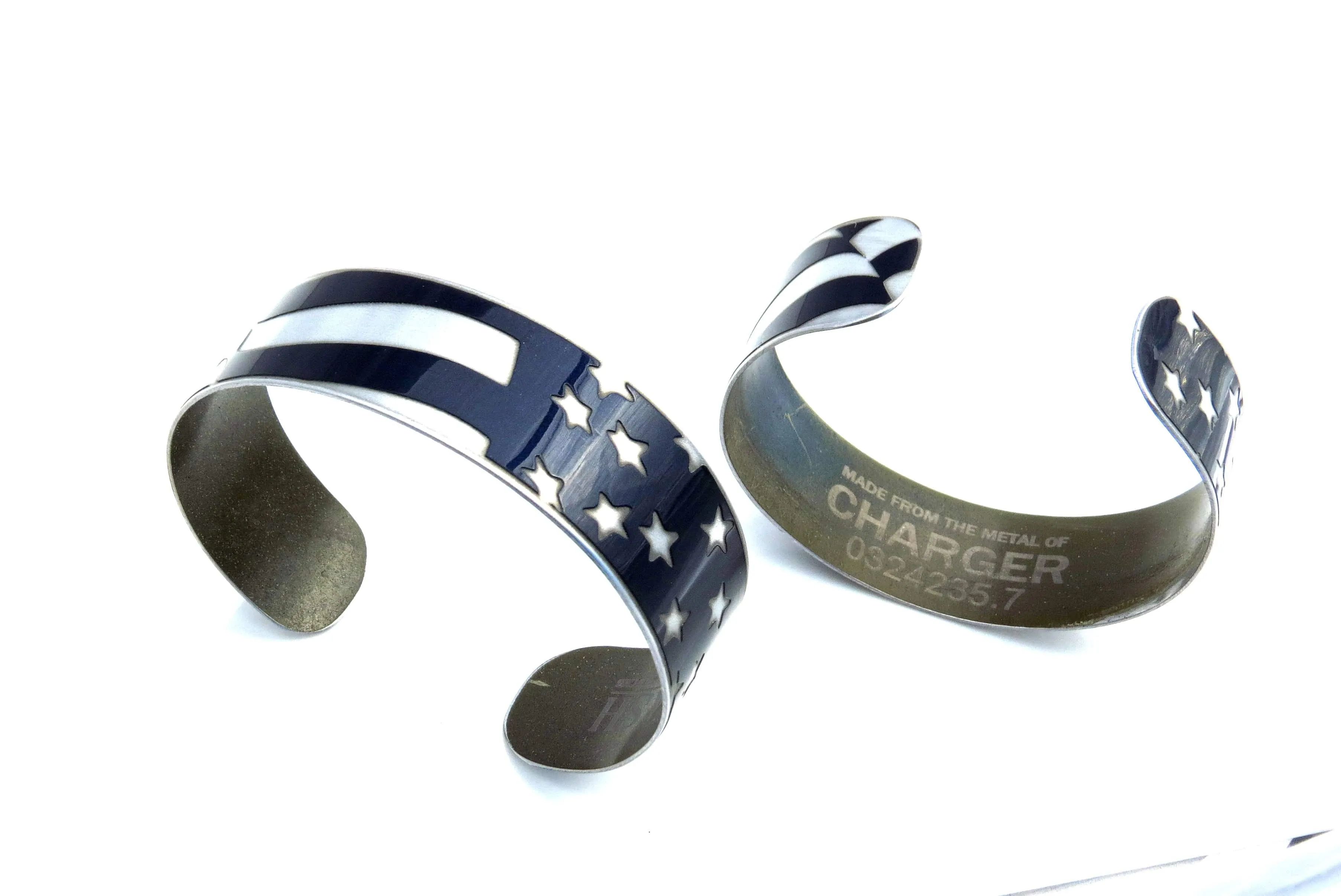 Dodge Charger Stars and Stripes Cuffs: Two Versions