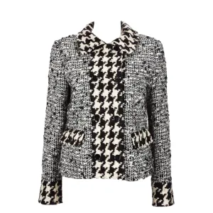 DOLCE & GABBANA Boucle Wool Double Breasted Jacket