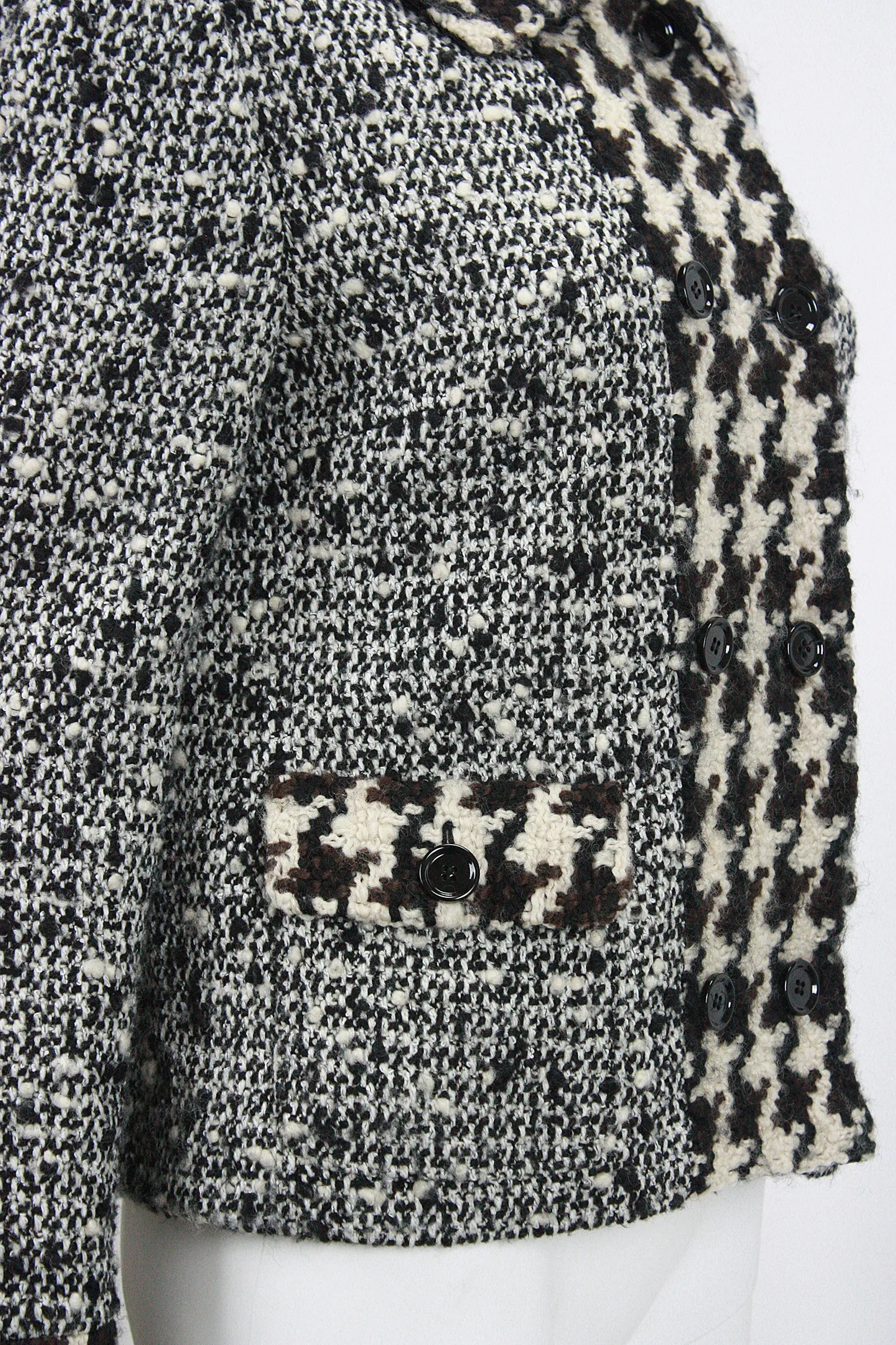 DOLCE & GABBANA Boucle Wool Double Breasted Jacket