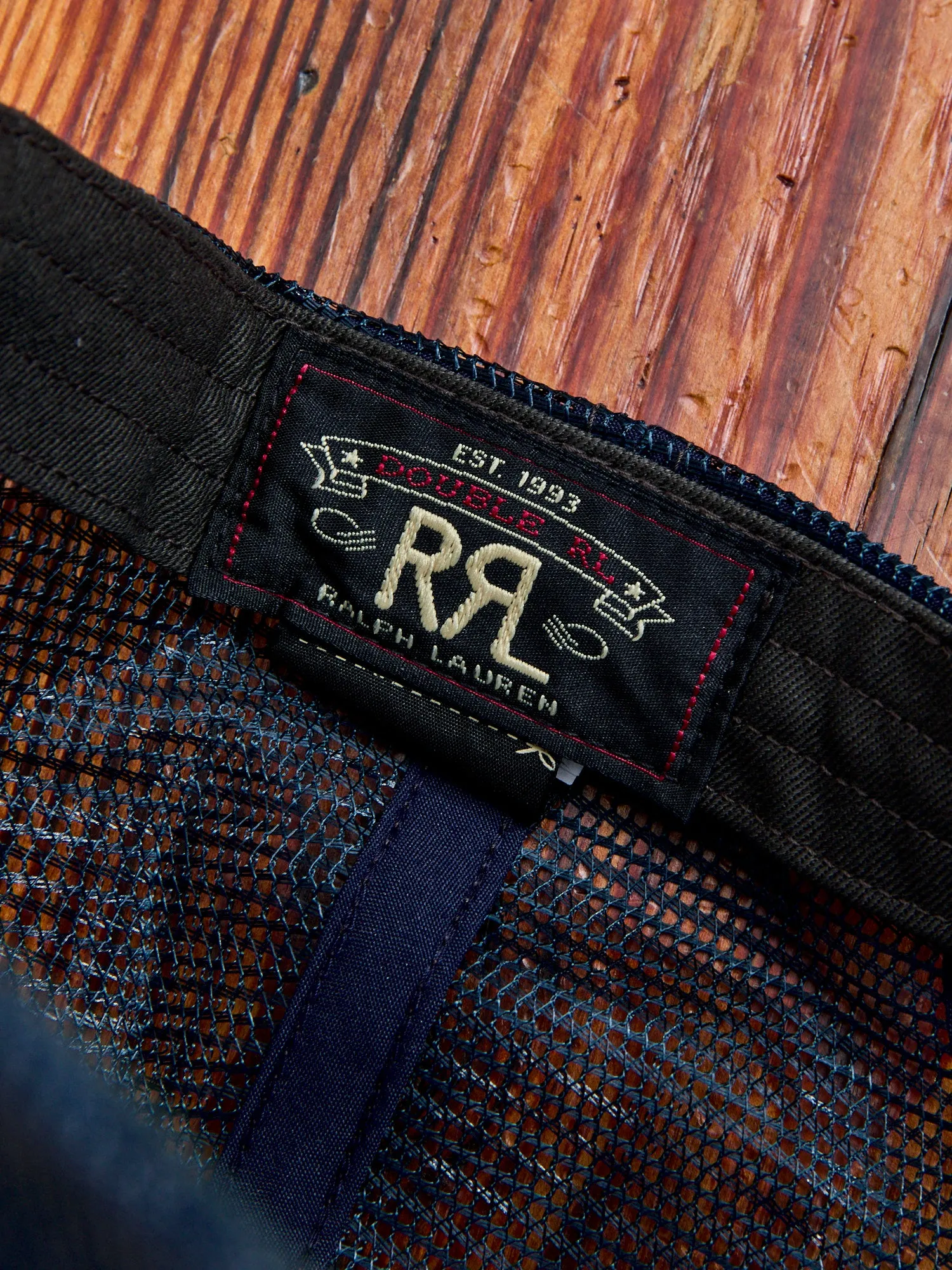 Double RL Trucker Cap in Indigo