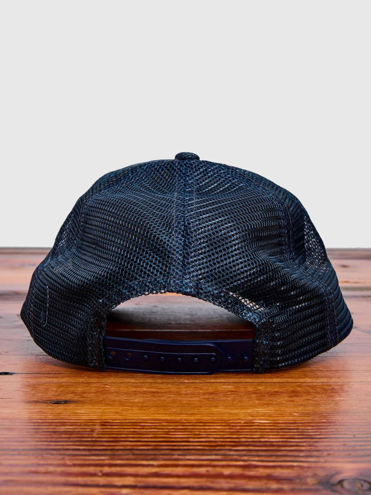 Double RL Trucker Cap in Indigo