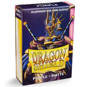 Dragon Shield Japanese 60ct Purple MATTE 59x86mm Sleeves