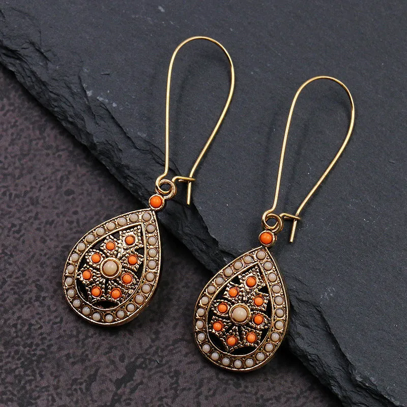 Drops Bohemian Fashion Silver Earrings