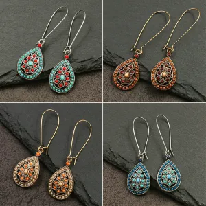 Drops Bohemian Fashion Silver Earrings