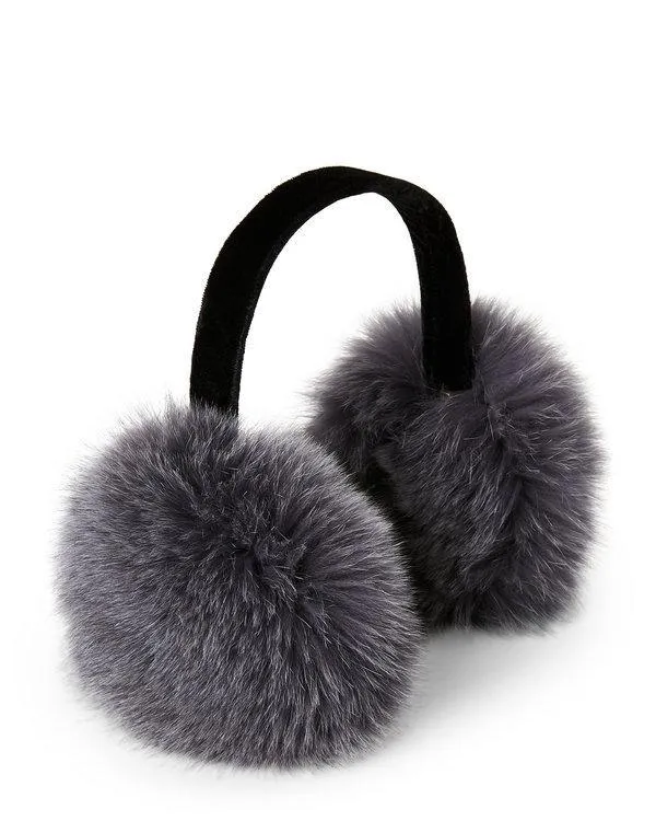Ear Muffs Fox Fur