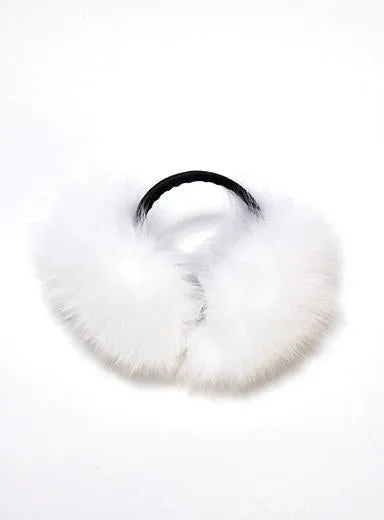 Ear Muffs Fox Fur