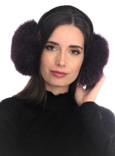 Ear Muffs Fox Fur